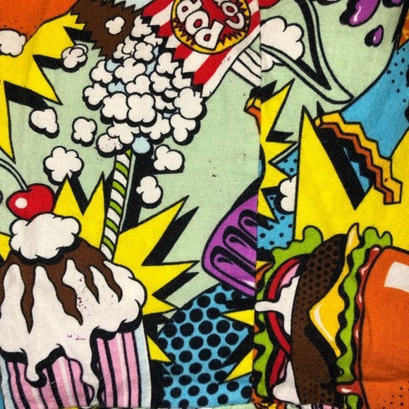 Modcloth Colorful Comic Print Women's Dress - Picture 4 of 4